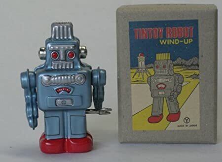昭和レトロ Tintoy Robot Wind Up 青 ブリキロボット Tokioretro レトロ可愛い乙女の Online Shop