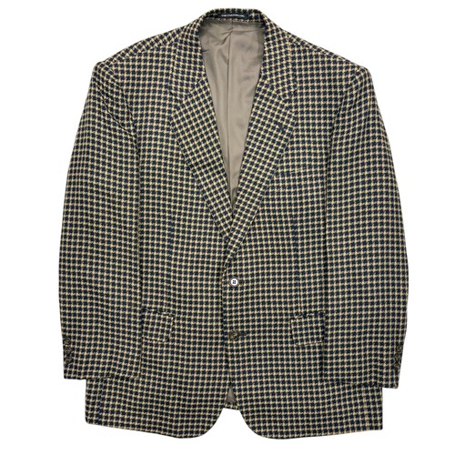 オーバーチェック柄ジャケット