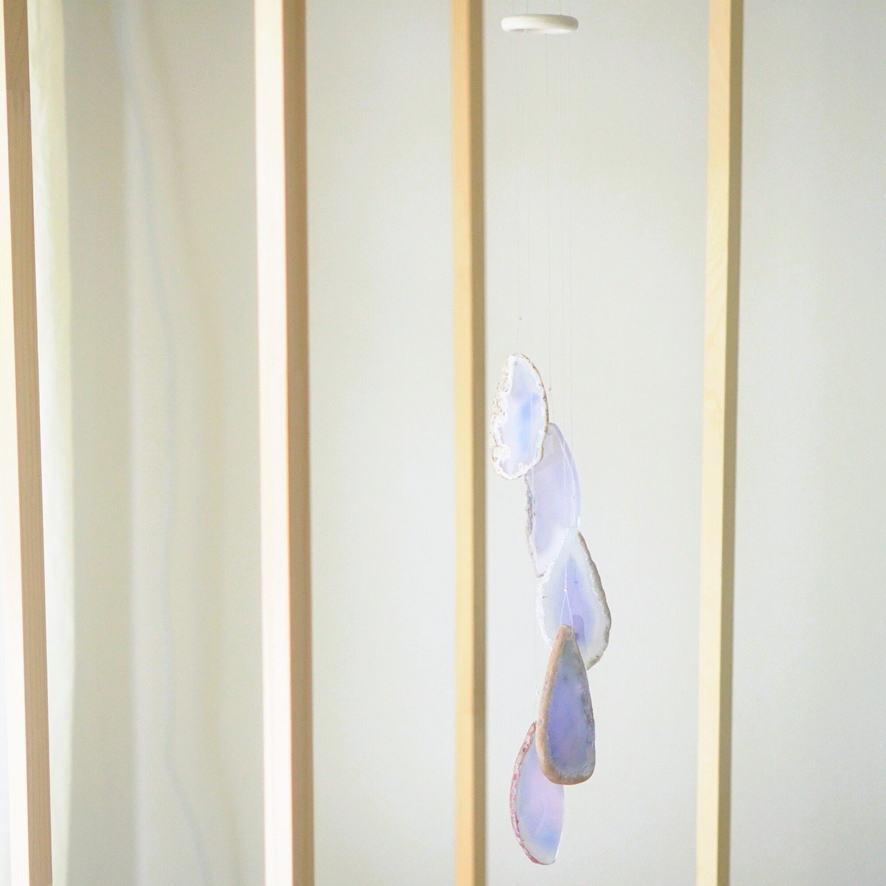 SAIRUIU - アゲートヒーリングチャイム / Agate Sun Catcher Wind Chime 544