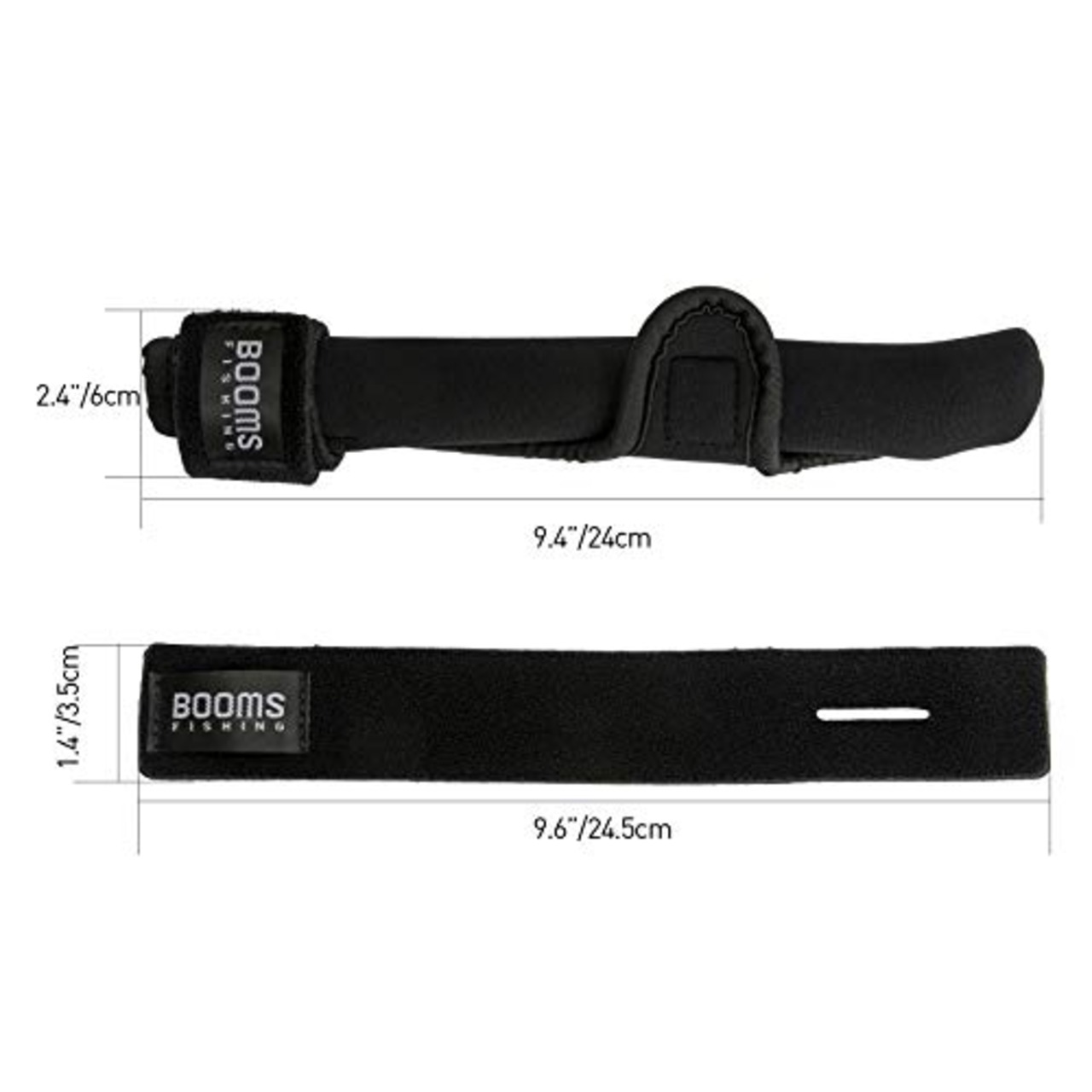 Booms Fishing RS5 トップカバー 保護用ロッドティップカバー ロッドベルト2本付き ブラック