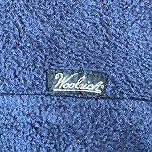 【Woolrich】USA製 ハーフスナップ フリース ジャケット ネイビー  サイズL プルオーバー ポーラーテック アメリカ古着