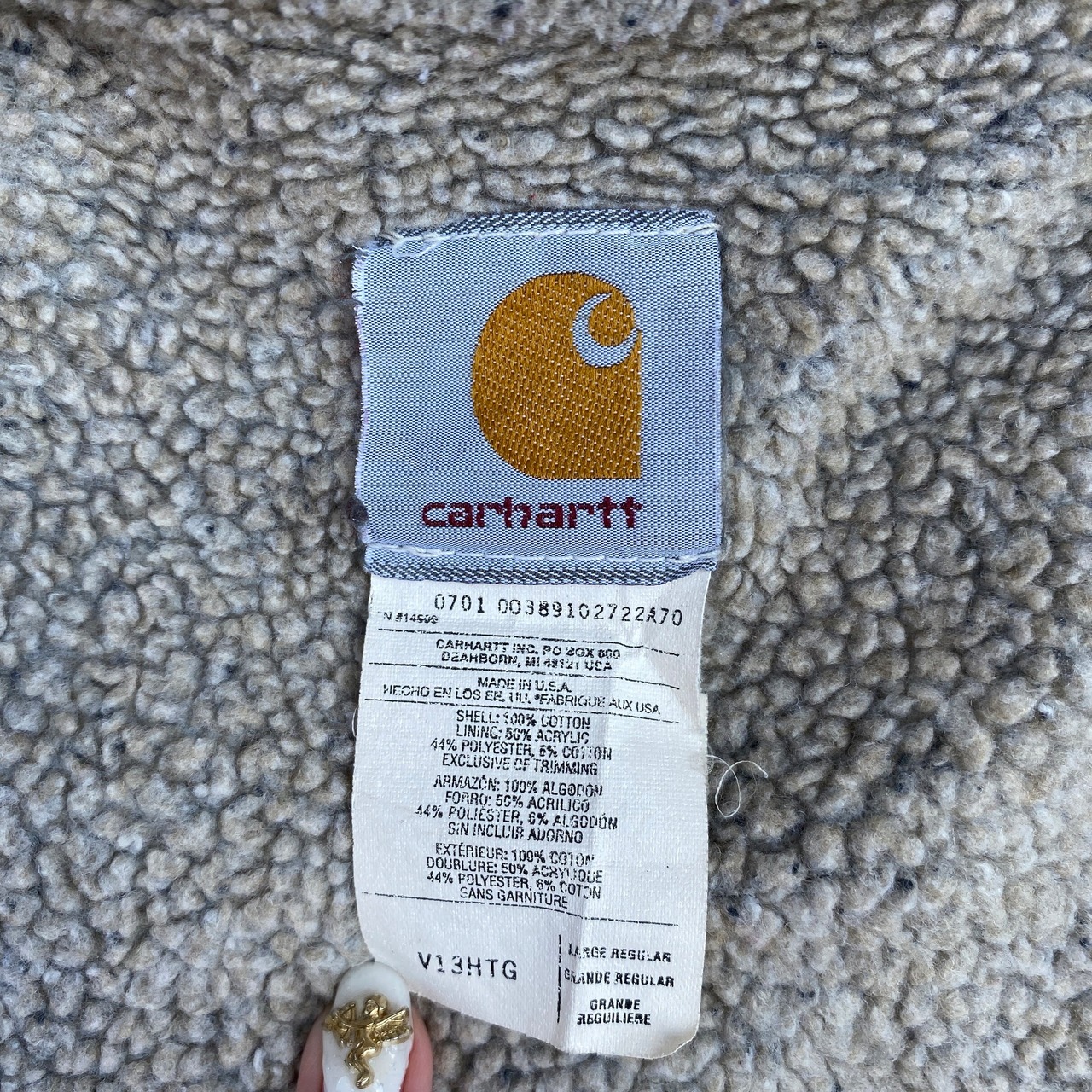 90年代 USA製 Carhartt カーハート ワンポイントロゴ ダック地 ベスト 