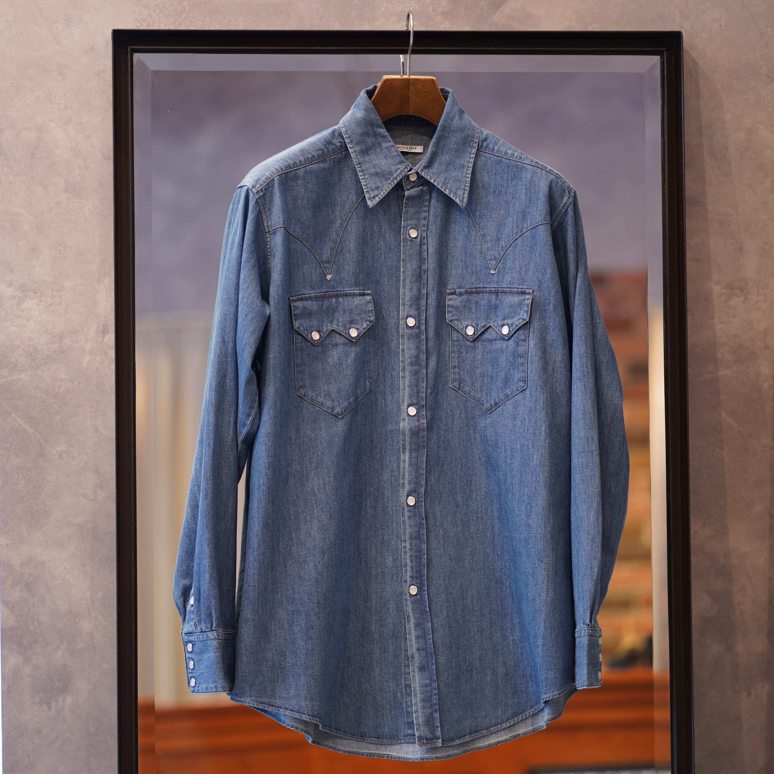 求　maatee&sons チグハグwestern fade indigo