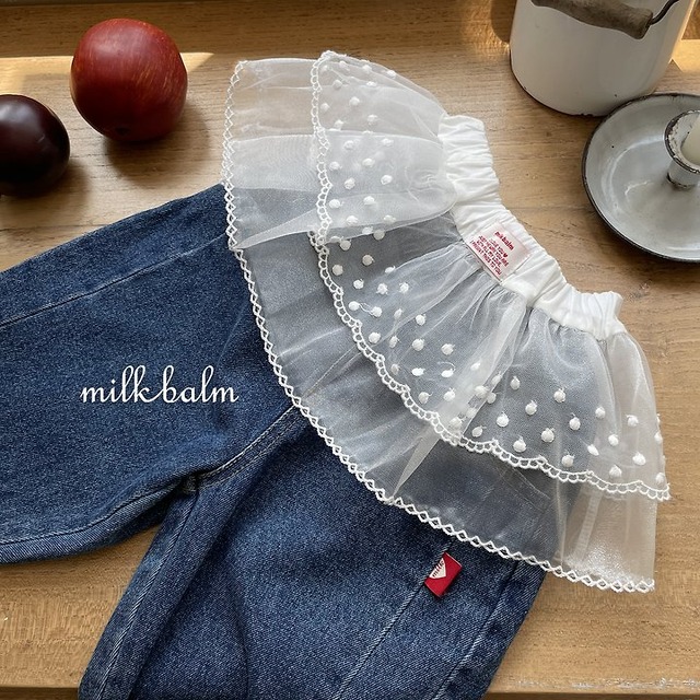 【取寄】milk balm｜dongguri denim pants｜ドングリデニムパンツ｜XS-XL｜kids｜26 autumn