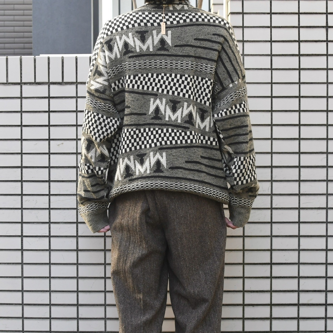 HUGO BOSS design acryl knit