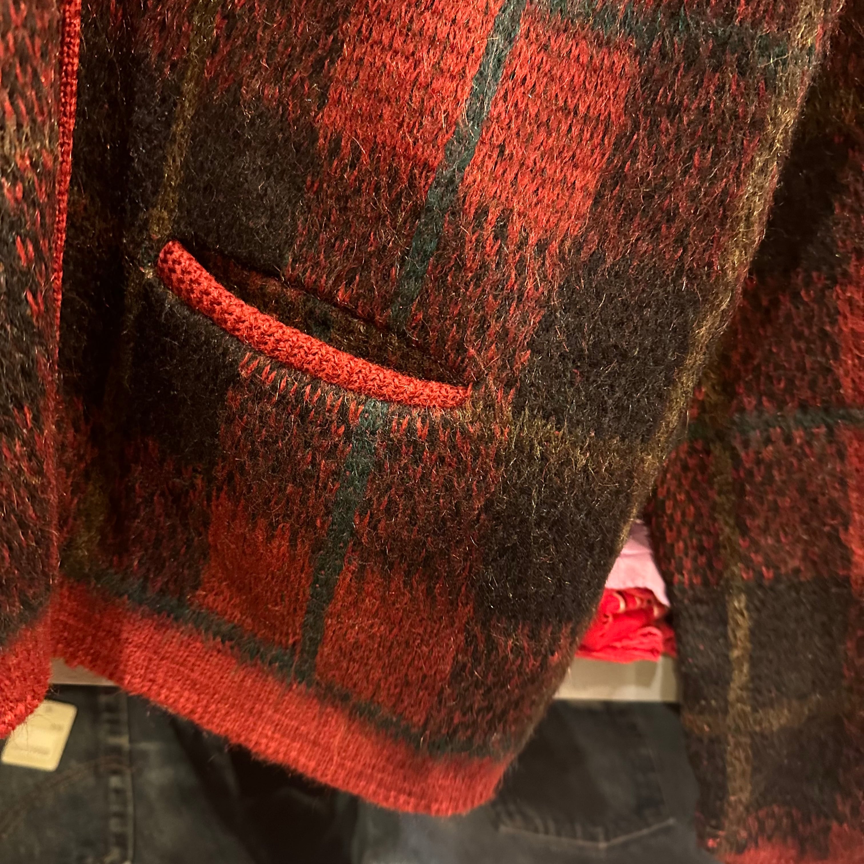 75%mohair 黒 ブラック !! USA製 60s Jantzen