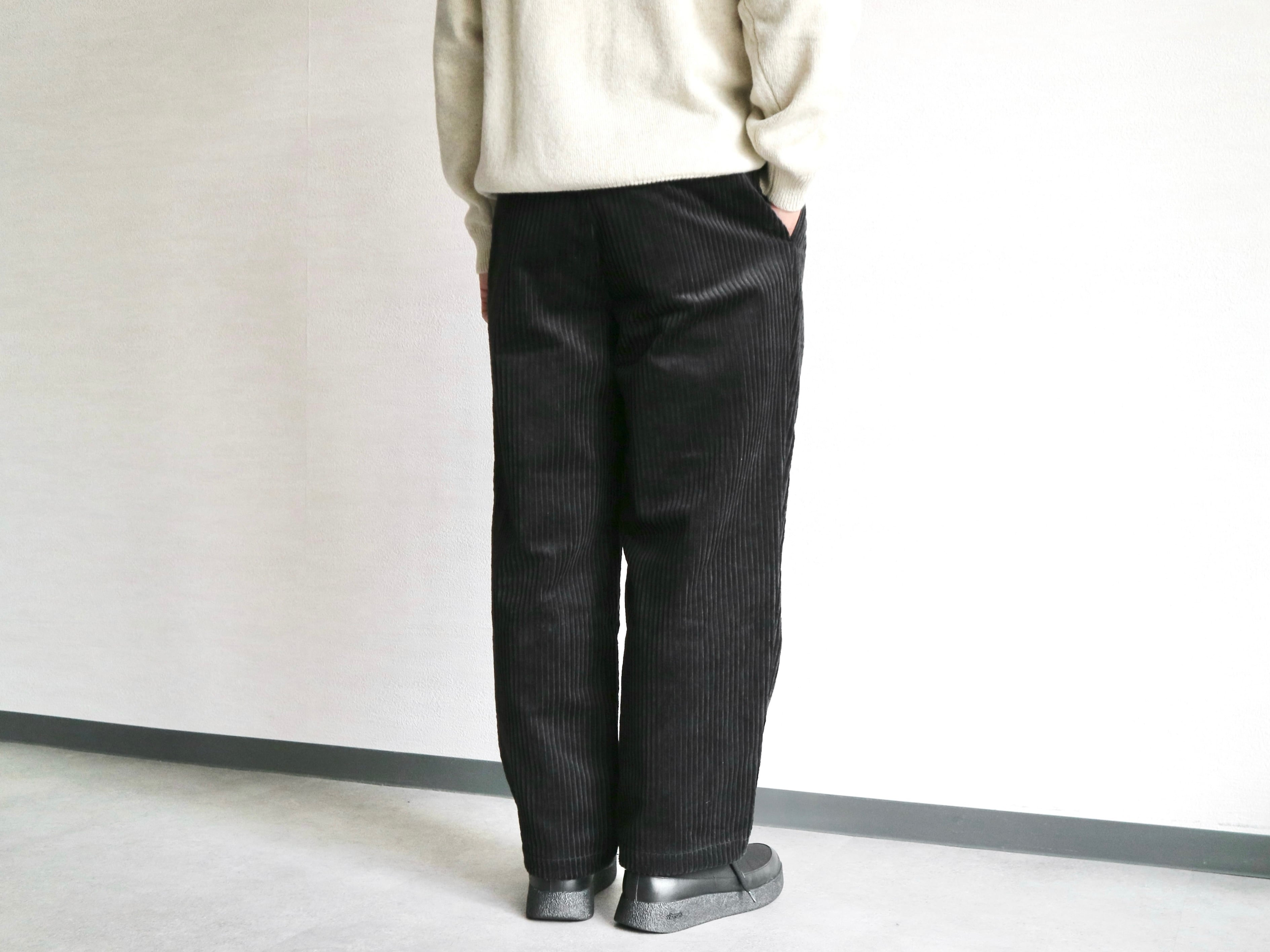 STILL BY HAND スティルバイハンド】3.5 WALE CORDUROY TAPERED EASY