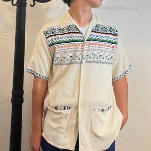 【MEN’S】50‘s "Clubman" rayon print shirts