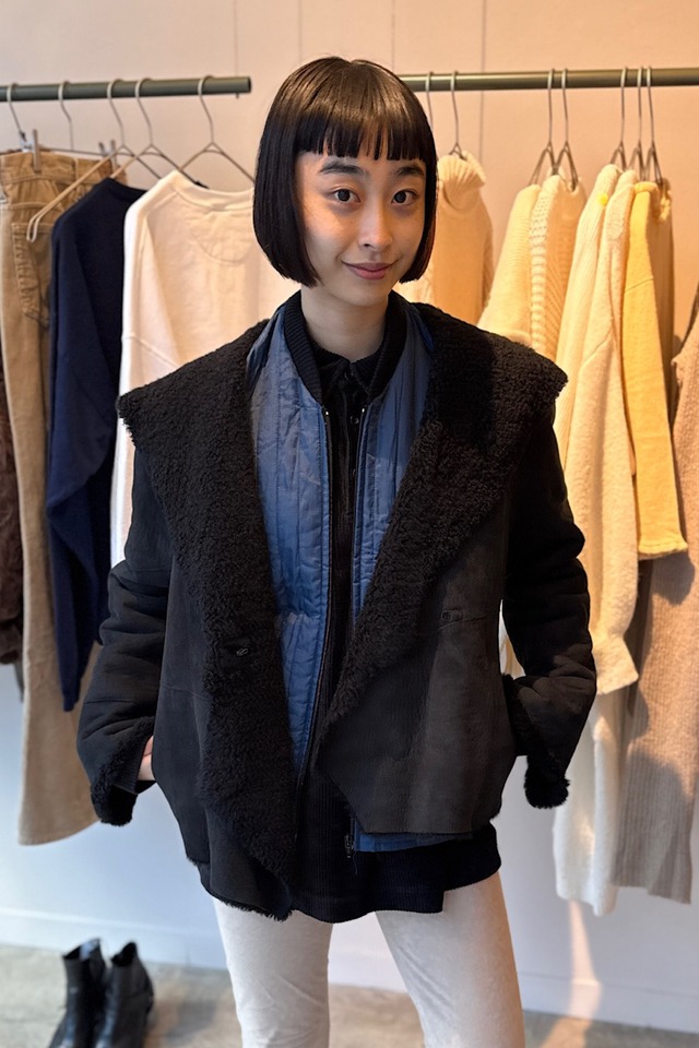 MON CHEZ ムートンジャケット