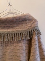 Fringe over knit