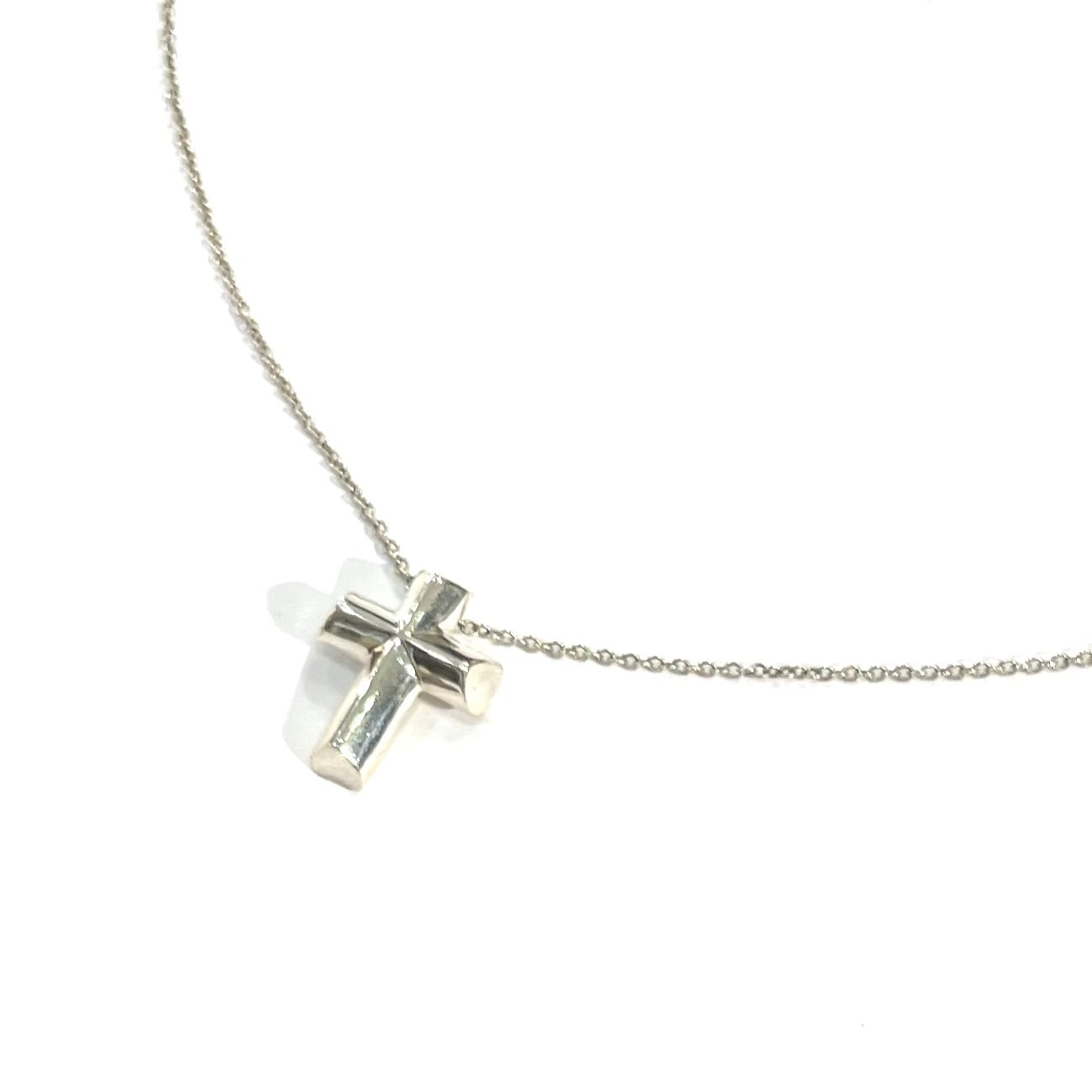 TIFFANY&CO.】2605 テンダネスハート クロスネックレス SV925 41cm