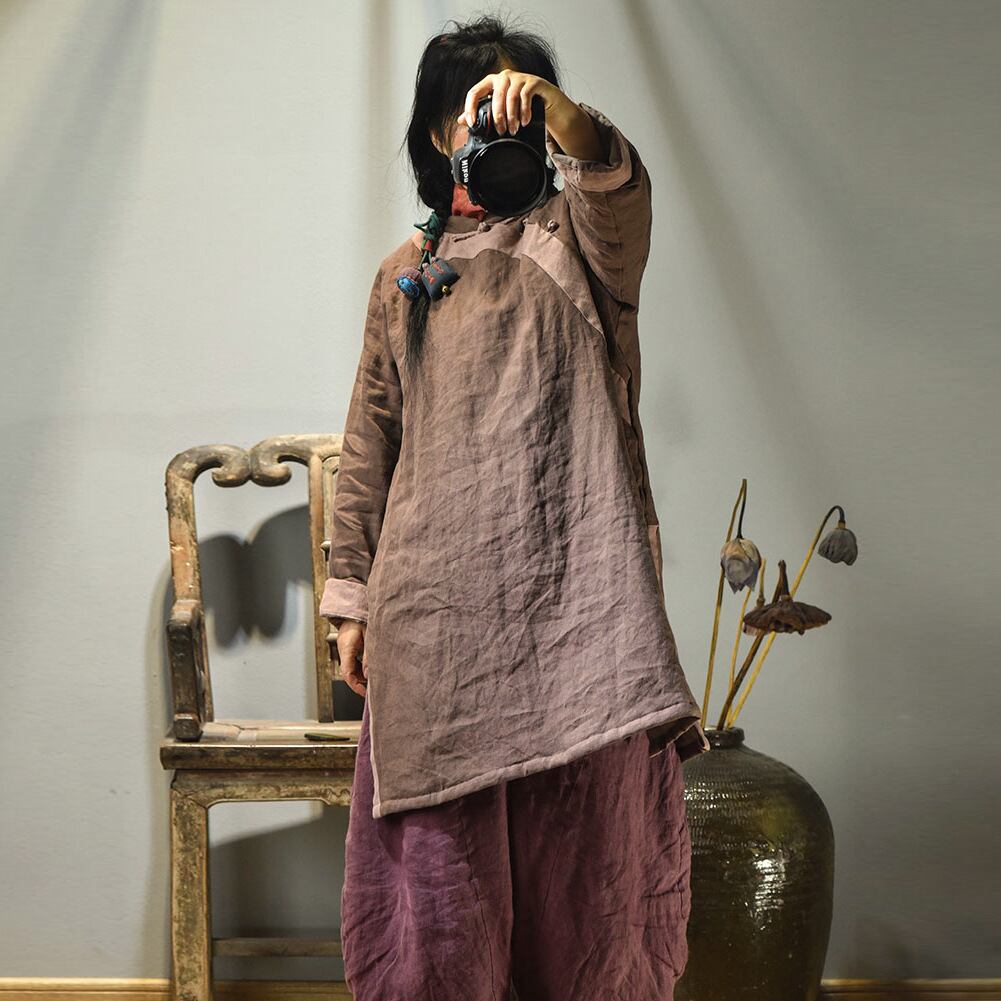 オータムウィンタージャケット コットン スプリング 春物 秋物 冬物 シルク グリーン Yiranxuaディースワード95943190404