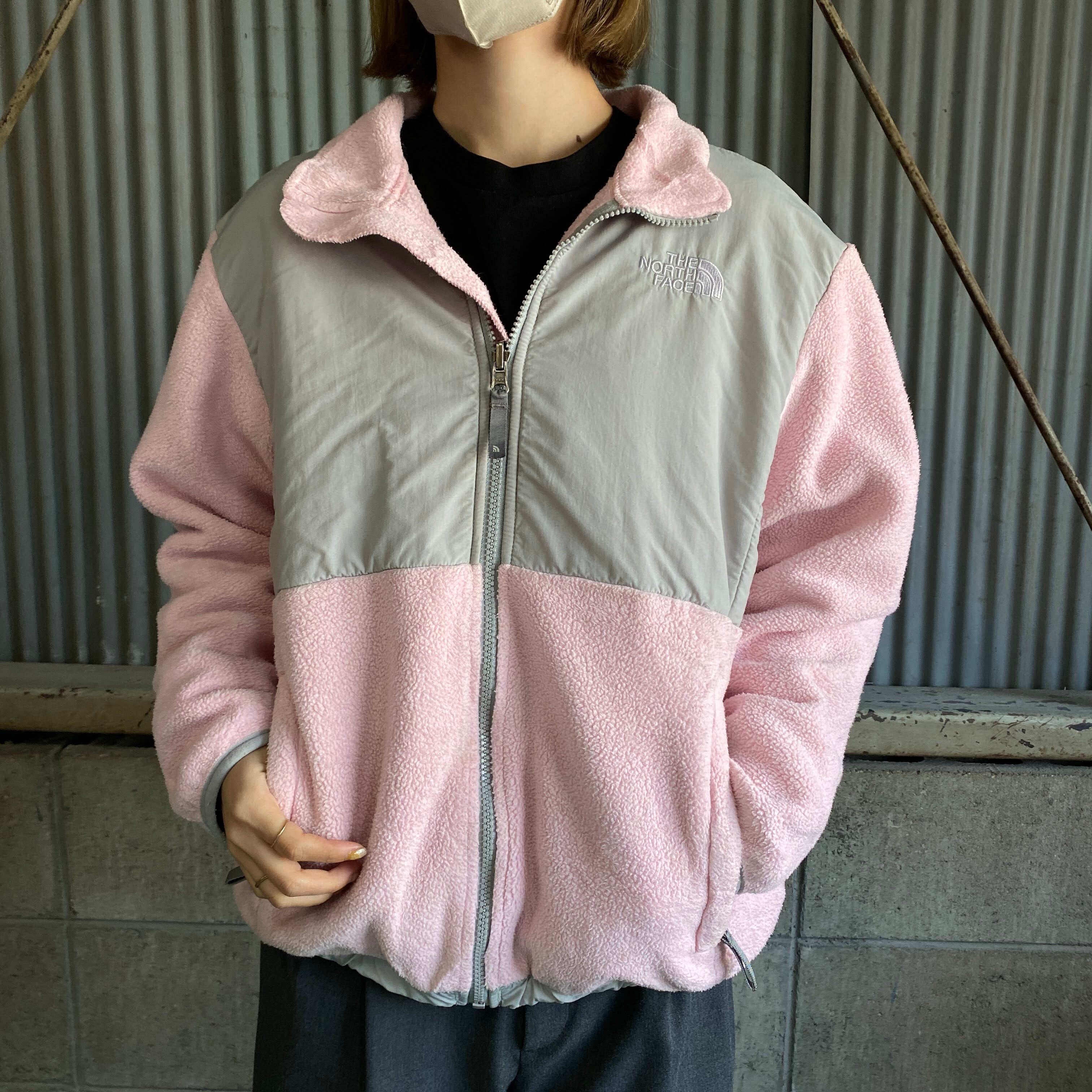 THE NORTH FACE  ピンク　フリース　ハーフジップ　L