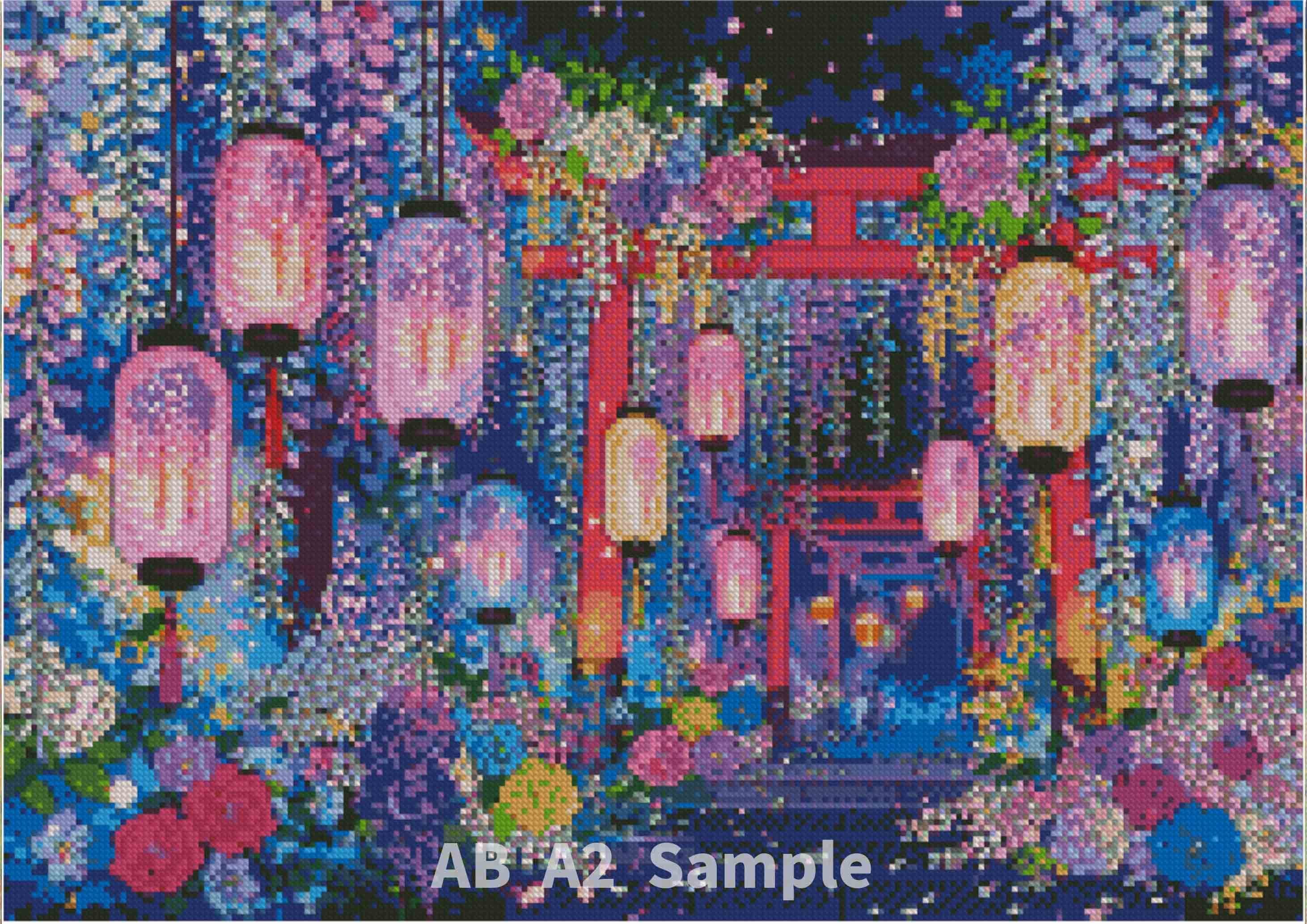ダイヤモンドアート A2 藤幻回廊 (通常/フルAB/Mix/樹脂AB/FD