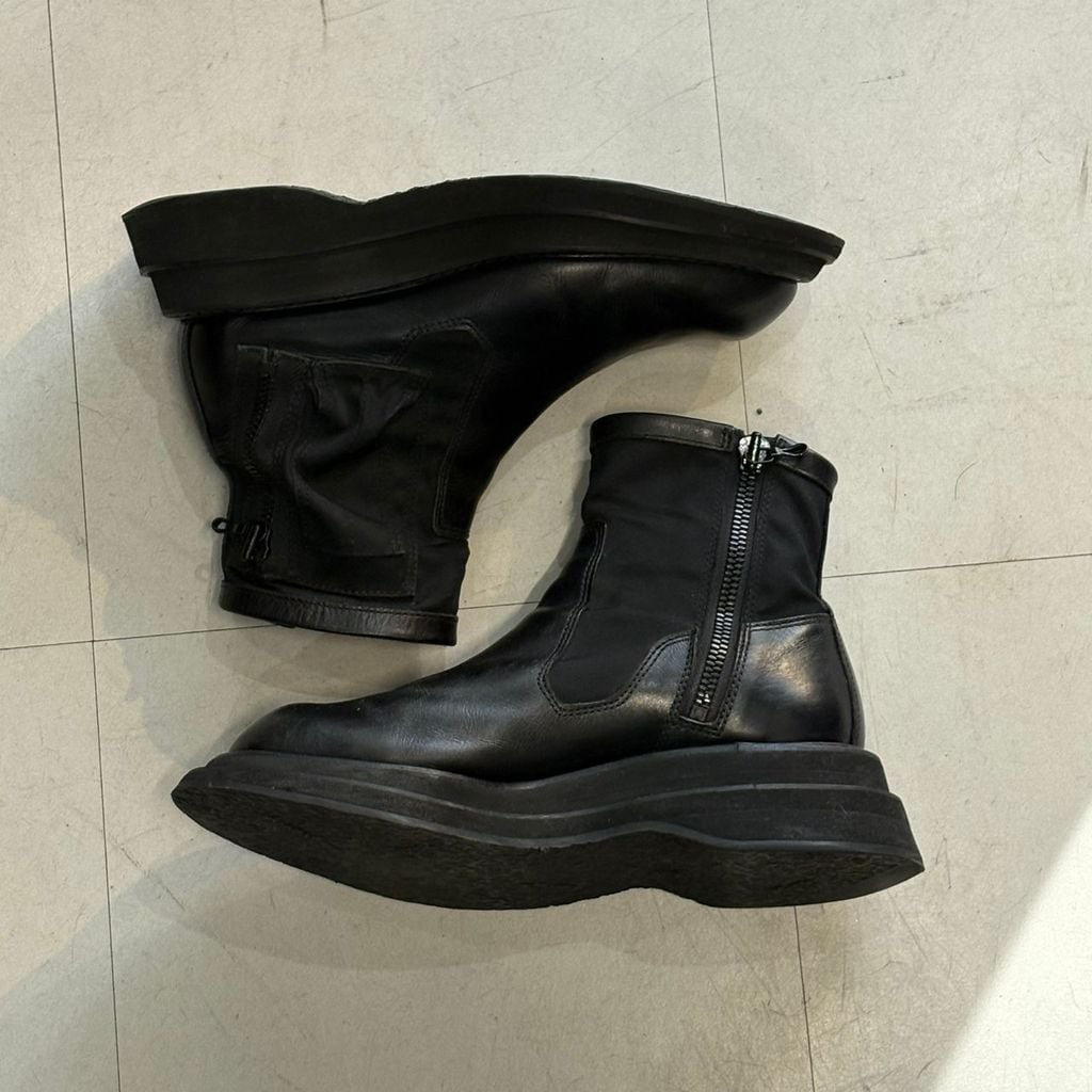 JULIUS ユリウス 20AW GORDINI Utility Pocket Boots サイドジップ