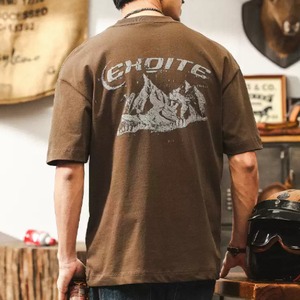 マウンテンプリント半袖Tシャツ 225524