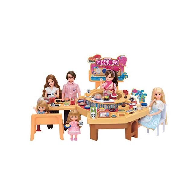 リカちゃん　くるくる回転ずし リカちゃんくるくる回転寿司タカラトミー リカちゃんの「くるくる