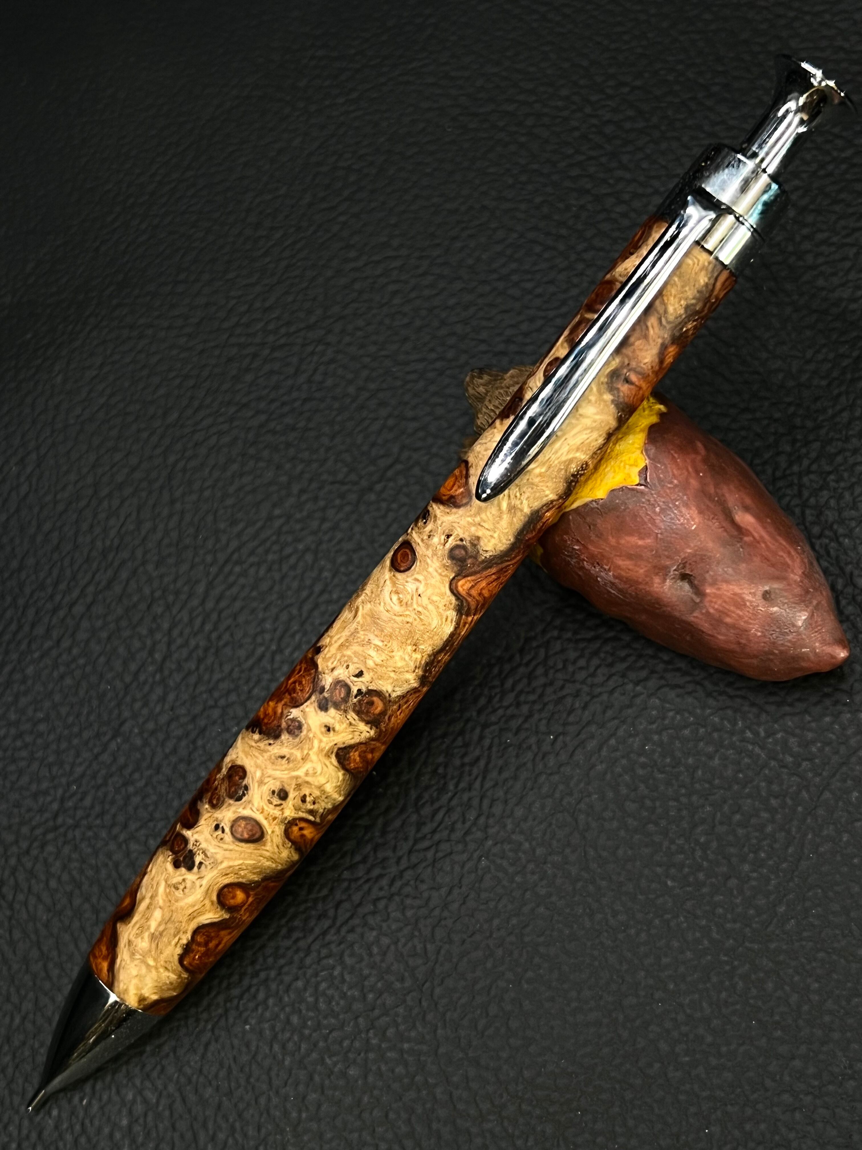 23 黒檀瘤 極上杢 シャープペンシル限定 | こぶた工房