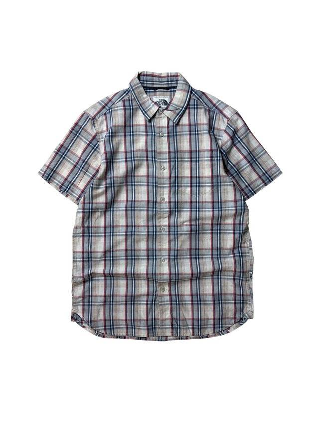 The North Face Classic Beige Multi Plaid Lightweight Short Sleeve Shirt