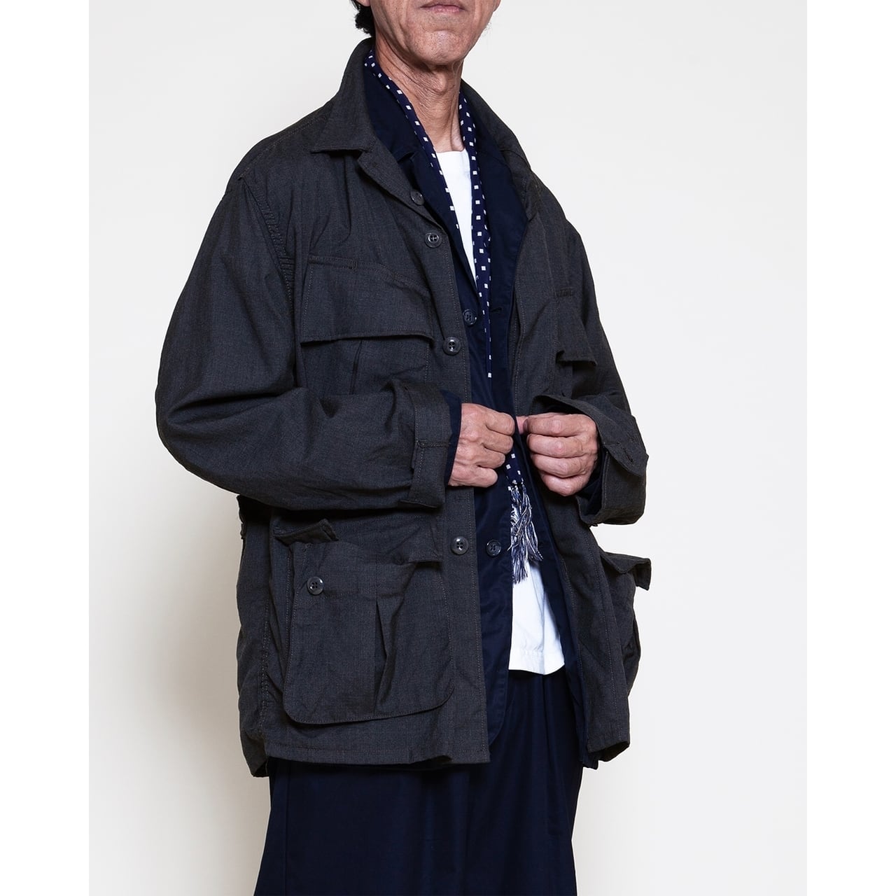 THE CORONA UTILITY / JUNGLE JACKET Wool Tropical Cloth