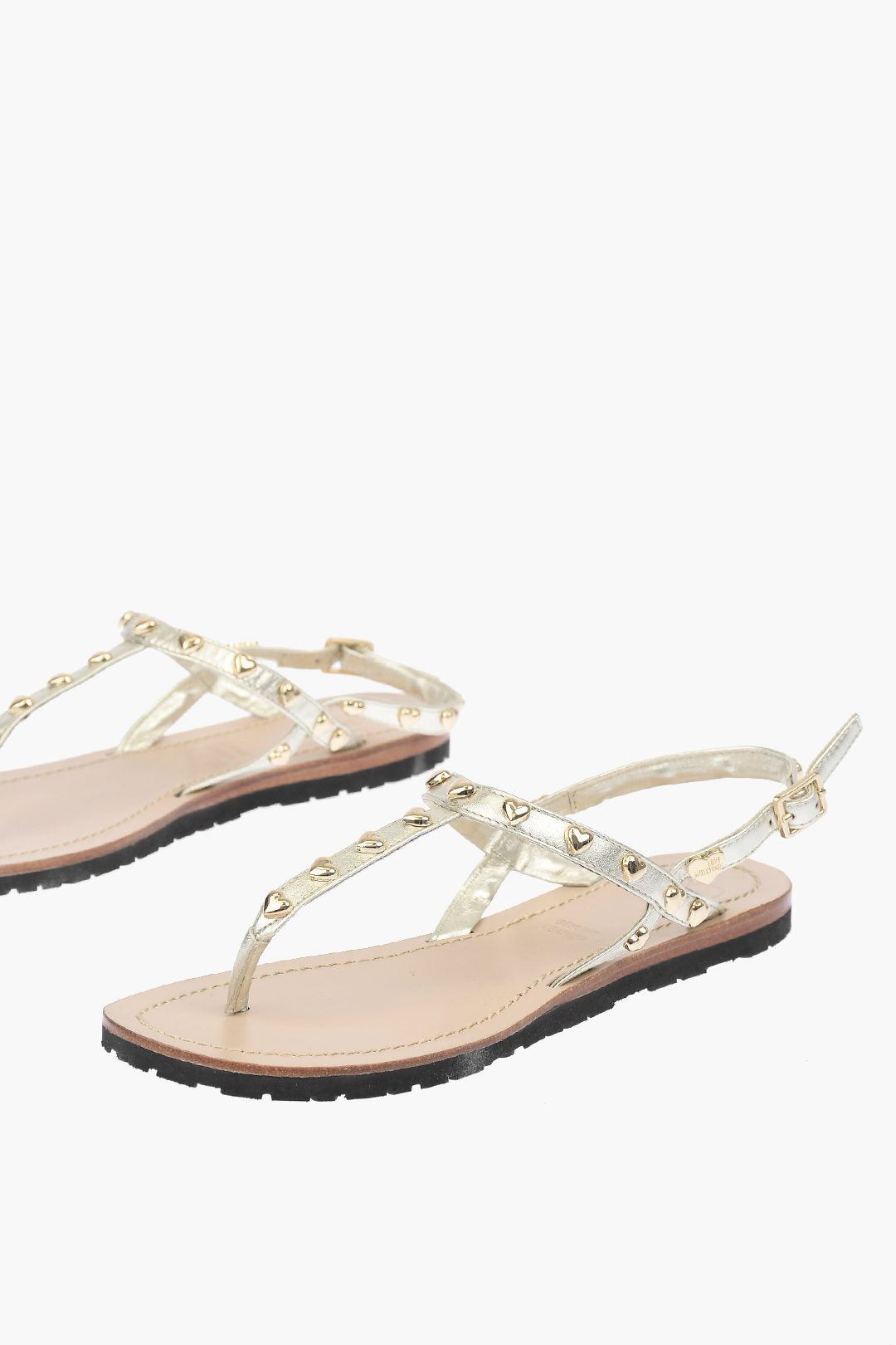 MOSCHINO モスキーノ サンダル レザー・ラバー