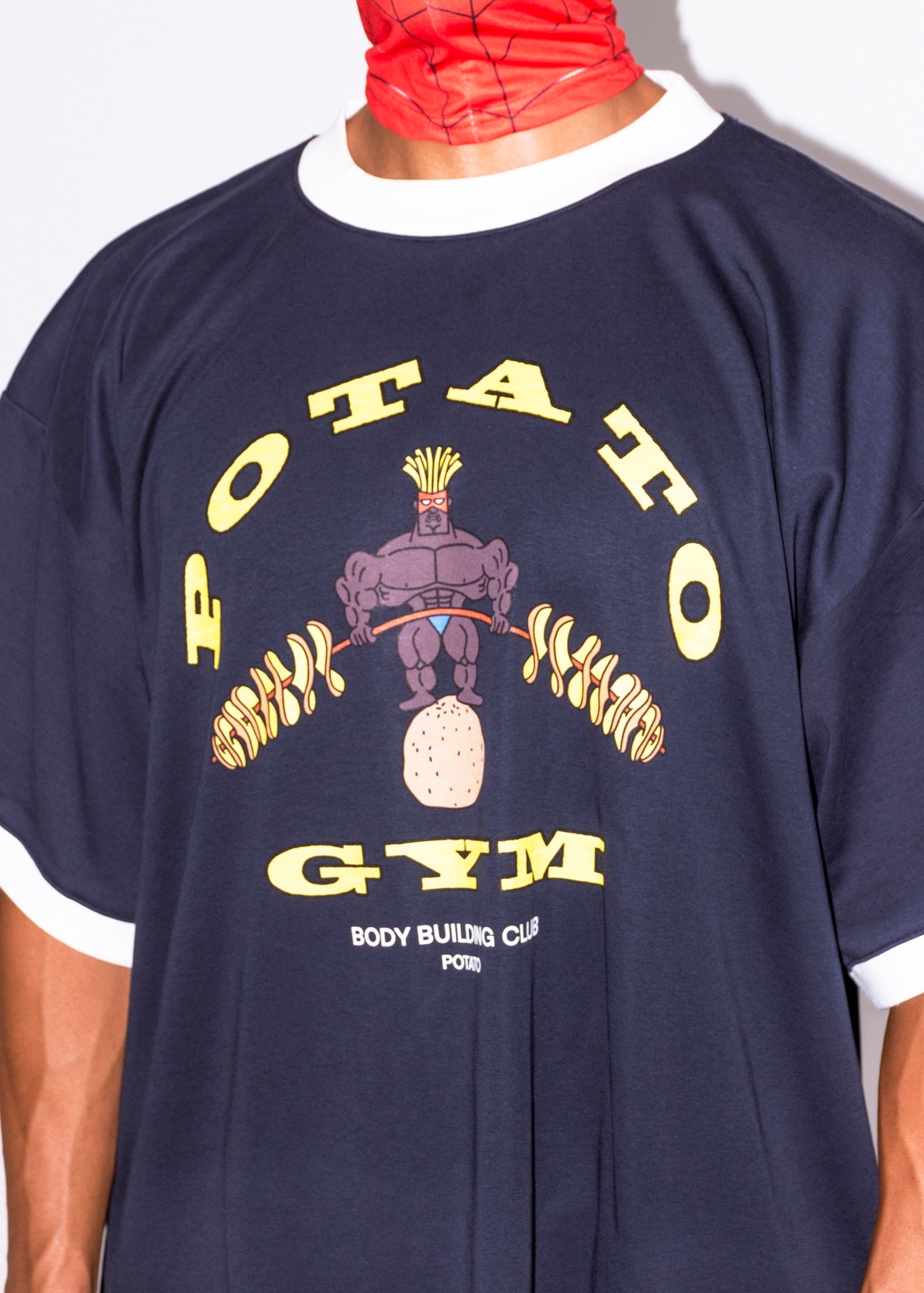 jackpot market ジャックポットマーケットPotato Tシャツ ポテトジムリンガーTシャツ ネイビー | JACKPOT MARKET