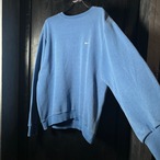 00s MEXICO製　NIKE 無地スウェット　ワンポイントスウィッシュ　　プレーン　水色　M