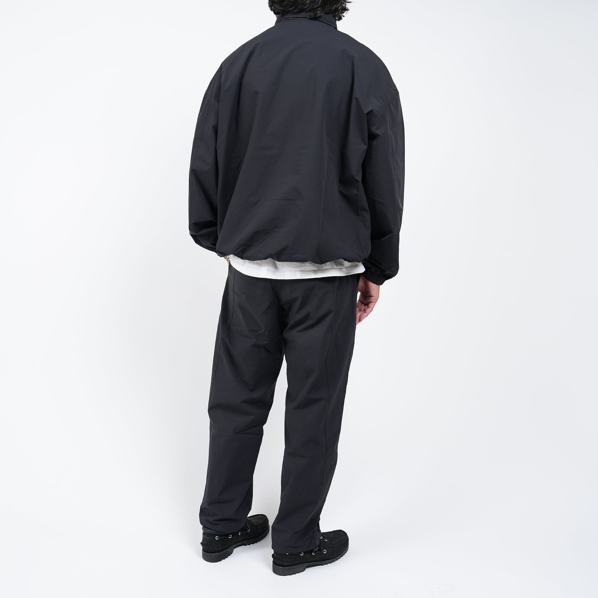 Cordura Nylon Stretch Anorak Hoodie (black) | OVY