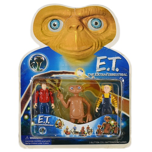 E.T. ミニ PVCフィギュア ノーマルET入り 3体セット 未開封