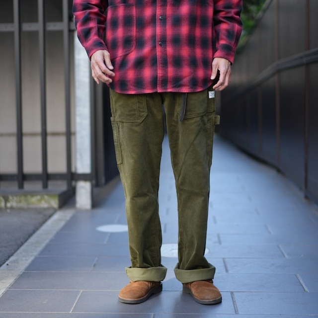 SASSAFRAS(ササフラス) / Fall Leaf Gardener Pants 9Wale Corduroy -Olive- (SF-232065)