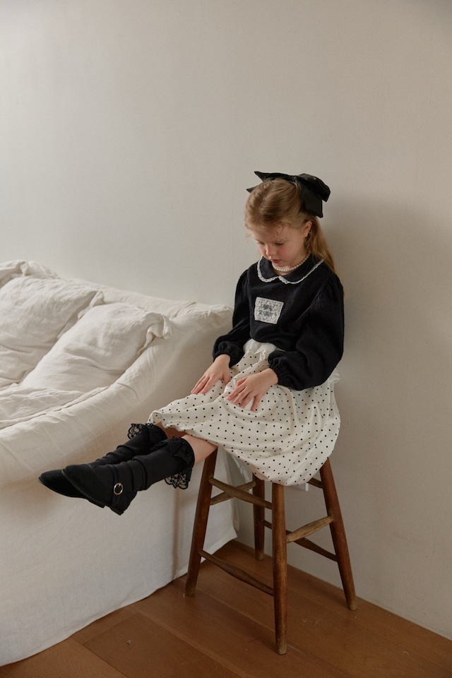 【1/26〆予約】<berryberry>  Dot bly skirt