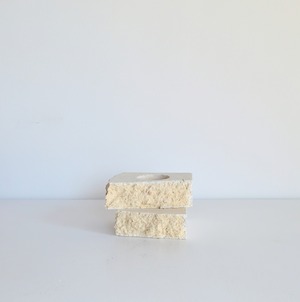 【期間限定販売:11/9まで】PLYAL / Wood mortar candle holder