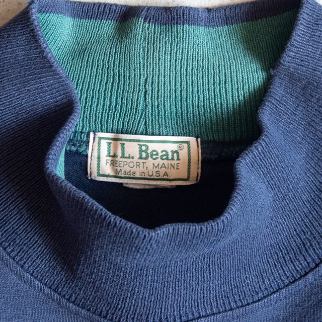 "L.L.Bean" '80s vintage Mock-neck pullover