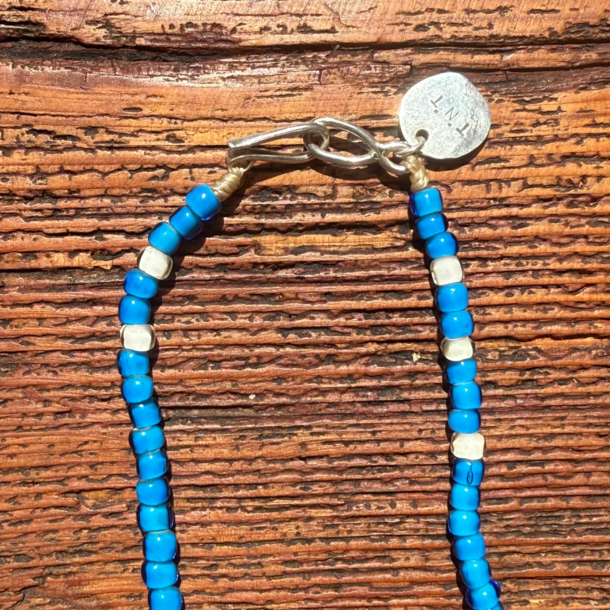 T'N'T ORIGINALS “Beads Necklace” アンティークビーズ ホワイトハーツ