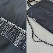 【受注予約：4月下旬入荷予定】logo nylon bag/black