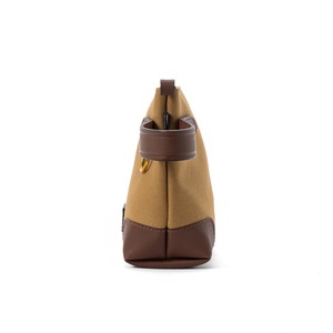 ZIPPED POUCH 3rd / DALBY CANVAS  KHAKI