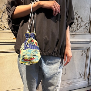 Bindu【ビンドゥ】バンダナエコポーチ (ATLANTIC CITY /1655NM /BLUE )