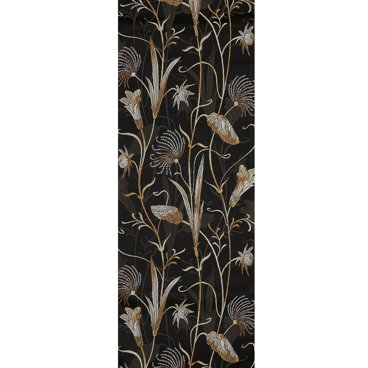 西陣大光 アールヌーボーの花の模様 袋帯【お仕立て上がり品】 | かわの屋