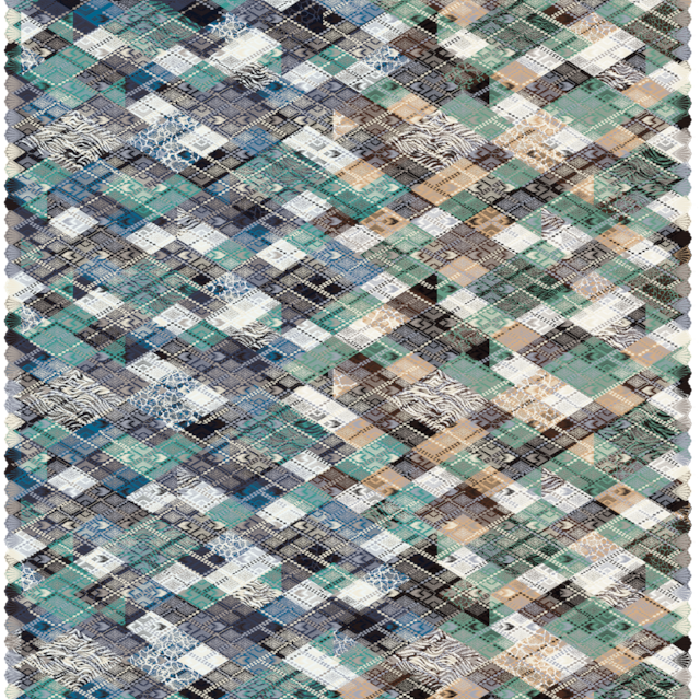 HISHI BLUE 100×100cm