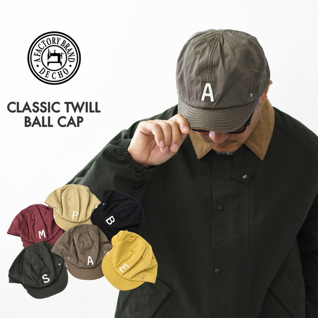 DECHO [デコー] CLASSIC TWILL BALL CAP [D1205226] クラシックボールキャップ・オールドスタイル・キャンプ・アウトドア・ロゴ刺繍・MEN'S / LADY'S [2026AW]