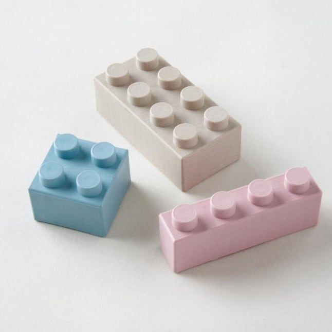 エコブロック -kids block- 3color- 24ピース くすみカラーのかわいい