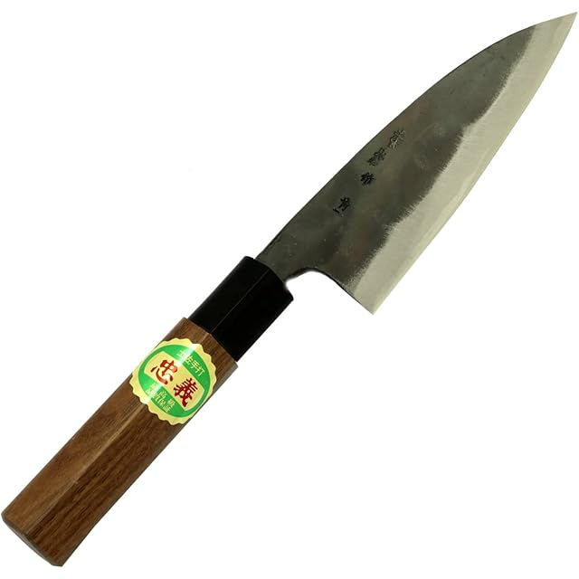 仙助 包丁 柳刃包丁 刺身包丁 240mm 銀三 ステンレス 紫檀シノギ柄