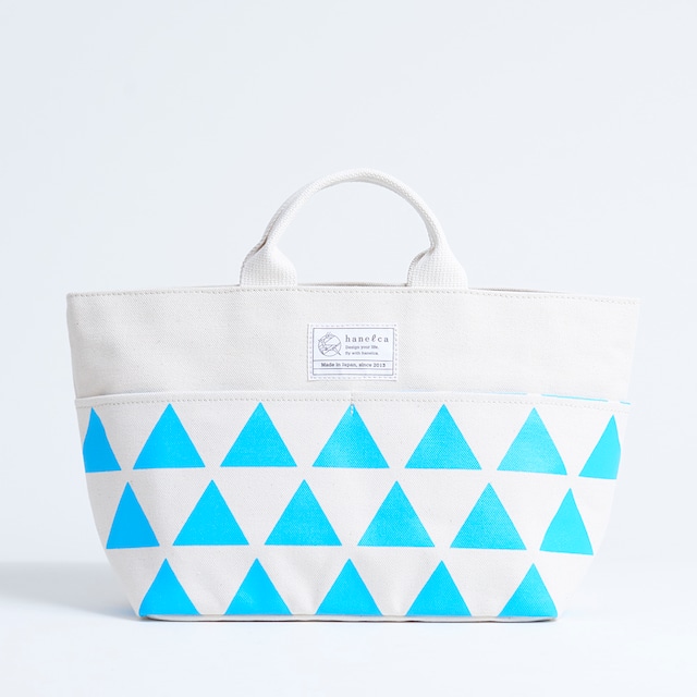 picnic tote／sky x stripe, scale, dot　ピクニックトート / 空 x 鱗・水玉
