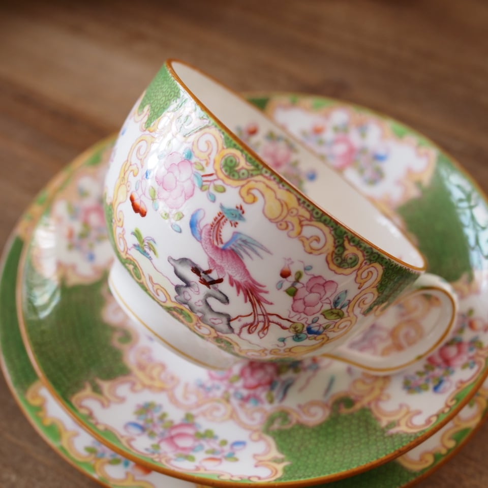 希少 英国ミントンminton コカトリス トリオ1客 カップソーサー F9