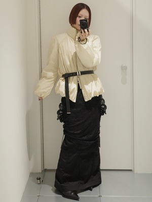 【26AW | WOMEN】FETICO フェティコ / ブルゾン / GATHERED PADDED BLOUSON  FTC264-0207