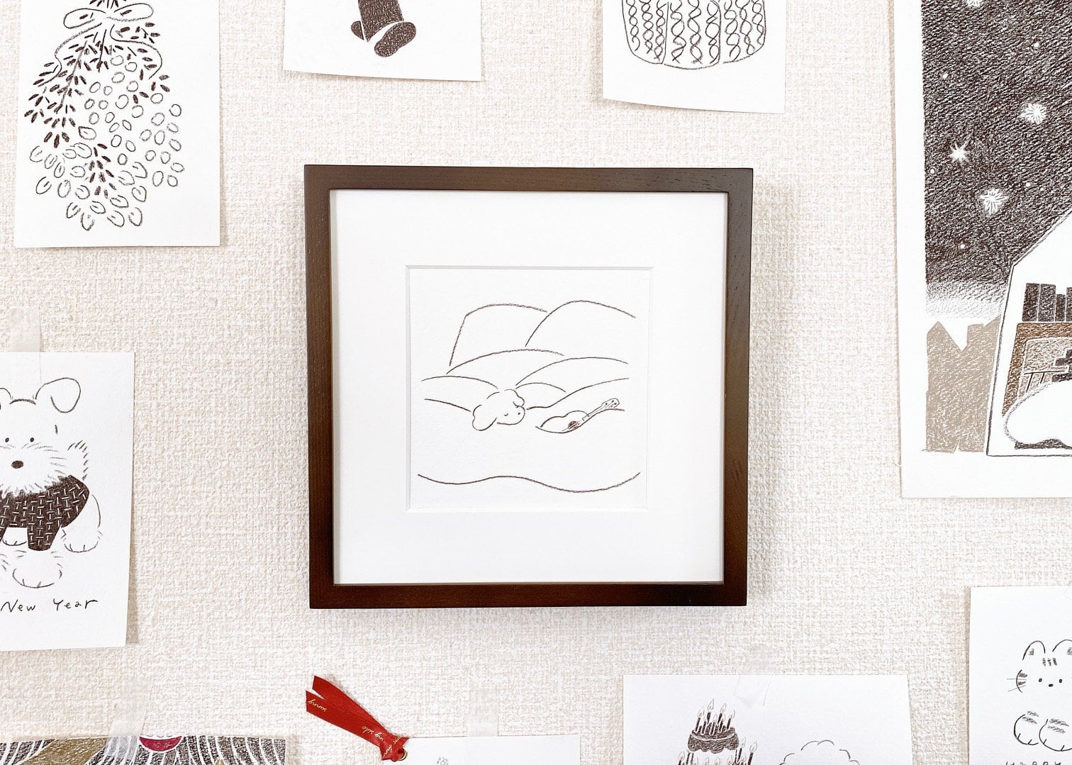 原画作品「すやすや、おひるね」