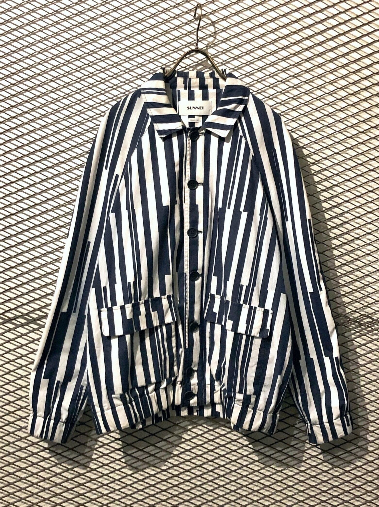 SUNNEI - Stripe Shirt Jacket (size - S) ¥28000+tax | Kodona Online Store  powered by BASE