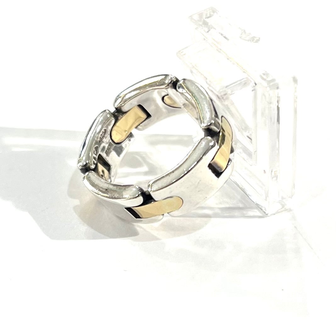 TIFFANY & Co.】【11号】2911 ティファニー Hリンク コンビリング