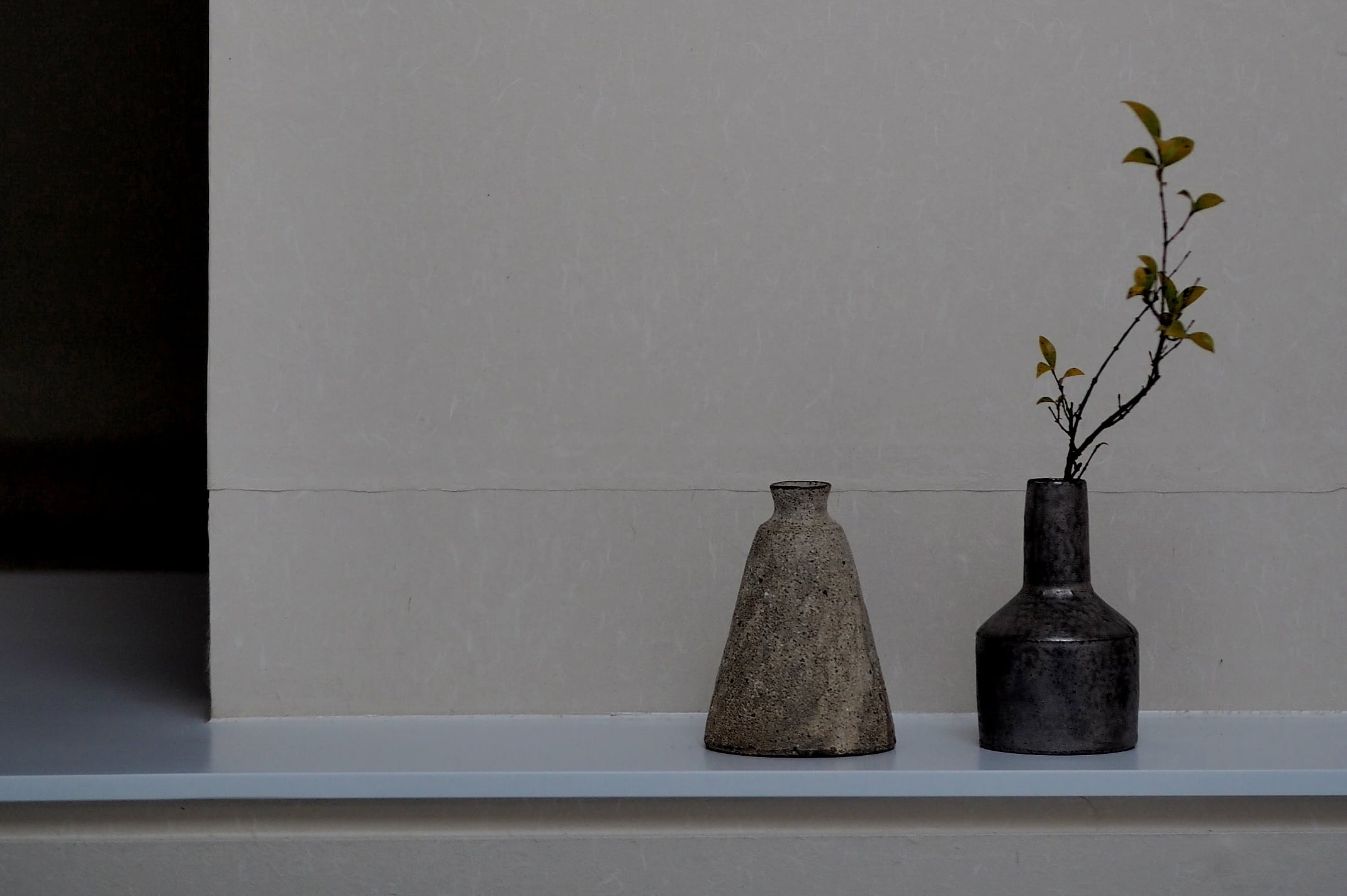 村上 躍 88.銀彩一輪挿 | 陶屋なづな