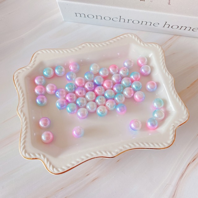 ♡12mmサイズ10個set♡  グラデーション　パール　カスタムボールペンOK